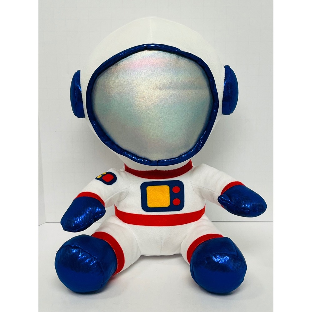 Wondertreats Astronaut Plush Stuffed Toy 10" White Blue Spaceman WUDY0825-08